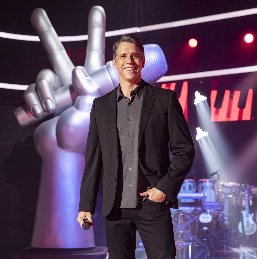 Mrcio Garcia estreia como apresentador do 'The Voice Kids'  Foto: Fabio Rocha / Globo