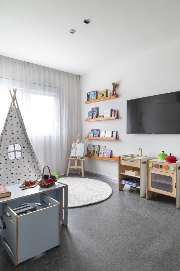 240 m² com décor leve para uma família curtir a vida e receber amigos  (Foto: Evelyn Muller)