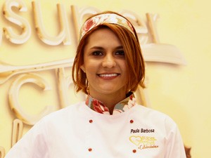 Paula Barbosa no Super Chef (Foto: Inácio Moraes/TV Globo)