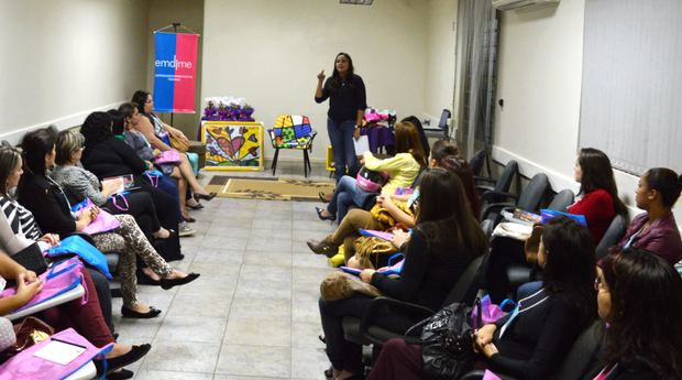 A Emdime tem organizado eventos para capacitar as empreendedoras do interior do Rio Grande do Sul (Foto: Divulgação/Emdime)