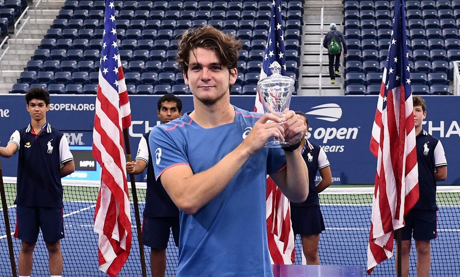 JÃ¡ profissional, Wild celebra conquista do US Open juvenil: 