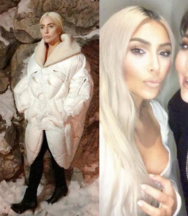 Lady Gaga e Kim Kardashian (Foto: Instagram)