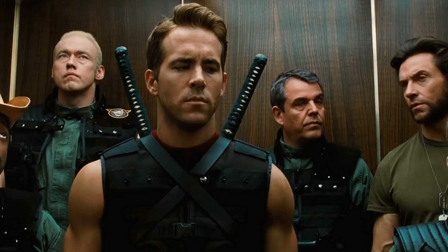 Ryan Reynolds e Hugh Jackman em X-Men Origens: Wolverine (2009) (Foto: reprodução)