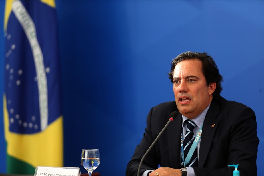 O agora ex-presidente da Caixa Pedro Guimarães