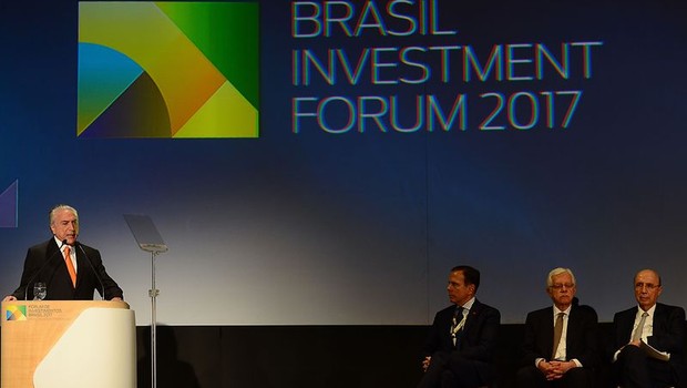 Michel Temer no Fórum de Investimentos Brasil 2017 (Foto: Agência Brasil)