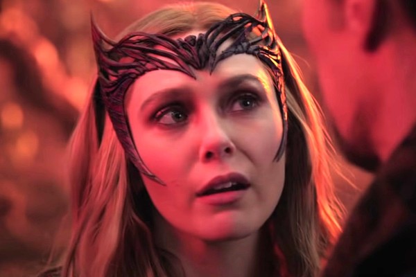 A atriz Elizabeth Olsen em cena de Doutor Estranho no Multiverso da Loucura (2022) (Foto: Reprodução)