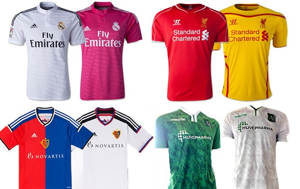 Uniformes dos times cheap da champions league