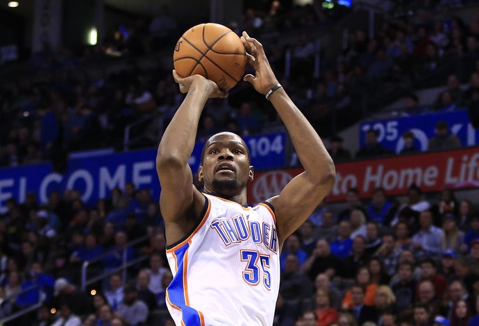 Kevin Durant Oklahoma City Thunder NBA (Foto: Agência AP) Kevin Durant Oklahoma City Thunder NBA (Foto: Agência AP)