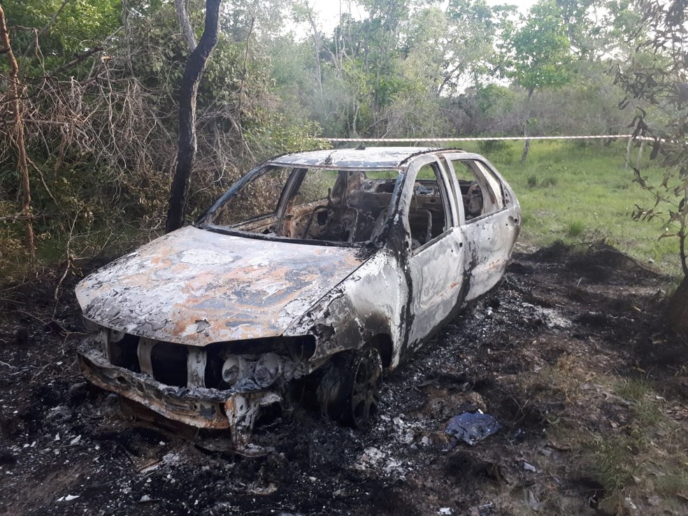Presos suspeitos de assassinar corretor de veículos e incendiar corpo dentro de carro no Piauí — Foto: Divulgação/SPP-PI