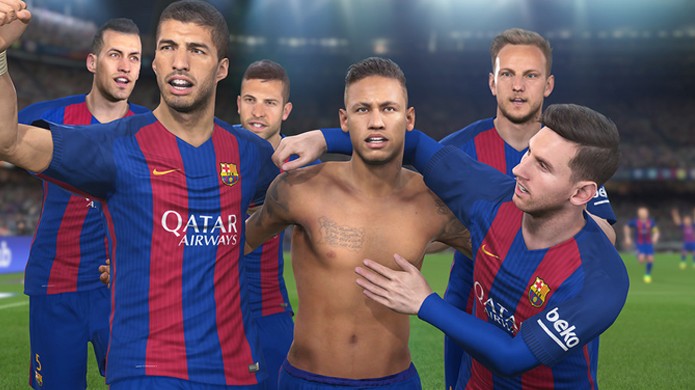 PES 2017 firma parceria com o clube Barcelona de Neymar e Messi (Foto: Reprodução/PlayStation Blog)