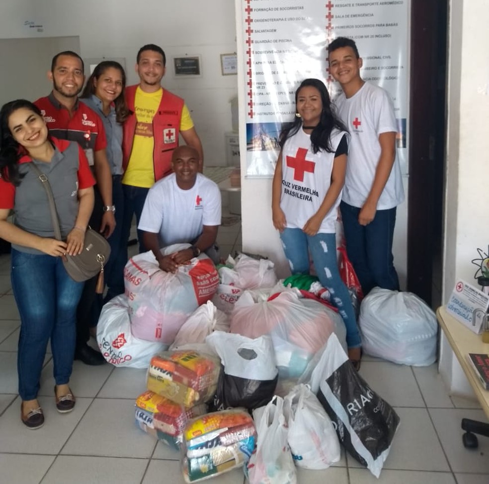 Cruz Vermelha está recebendo doações na sede do localizada no Monte Castelo, em São Luís — Foto: Divulgação/Cruz Vermelha