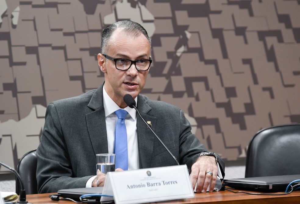 Antonio Barra Torres, diretor-presidente da Anvisa — Foto: Leopoldo Silva/Agência Senado