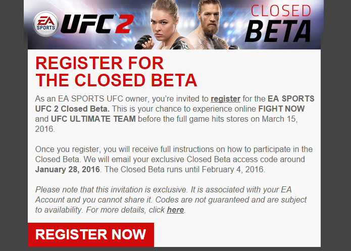 EA está mandando convites para beta do novo jogo do UFC (Foto: Reprodução/Thiago Barros)