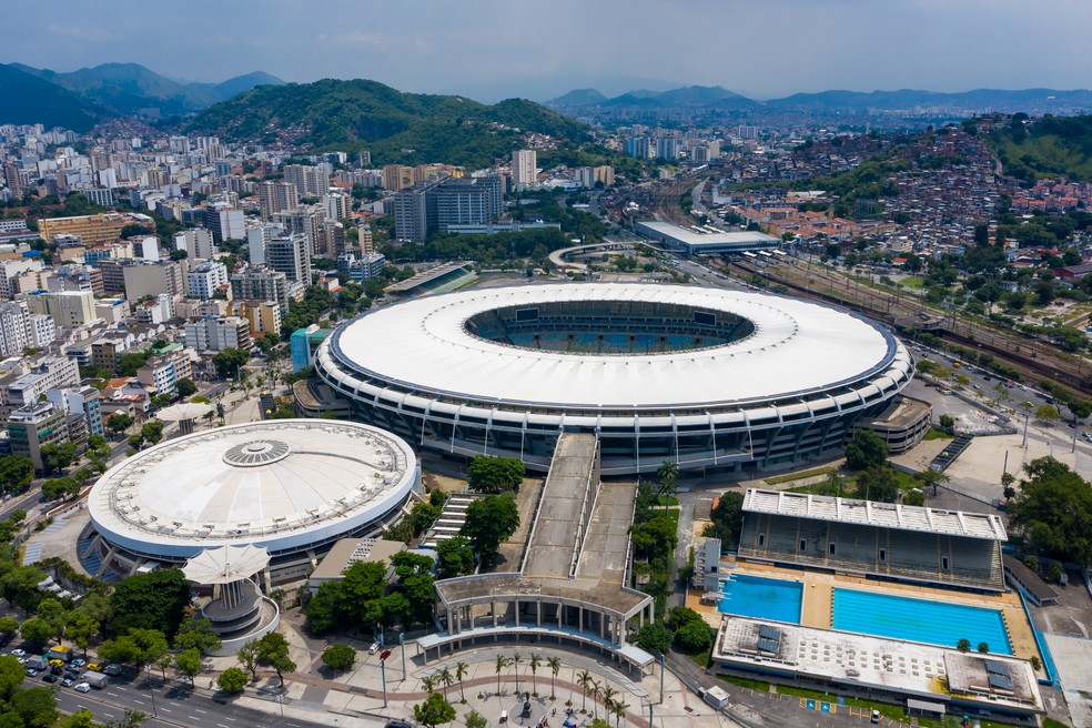 Dupla quer final com público no Maracanã — Foto: Getty/Buda Mendes