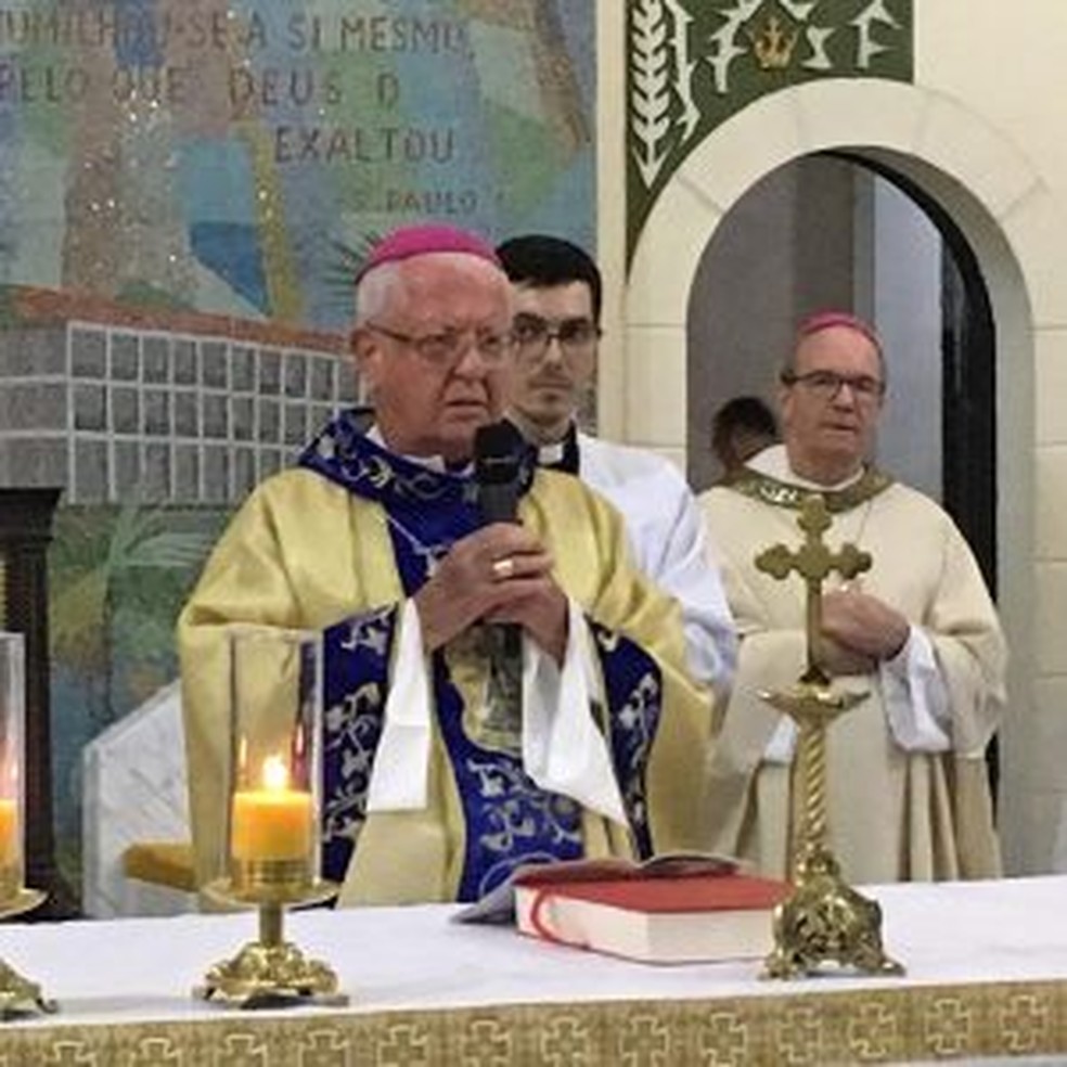 Dom Bonifácio Piccinini tem 91 anos e é arcebispo emérito de Cuiabá — Foto: Arquidiocese de Cuiabá