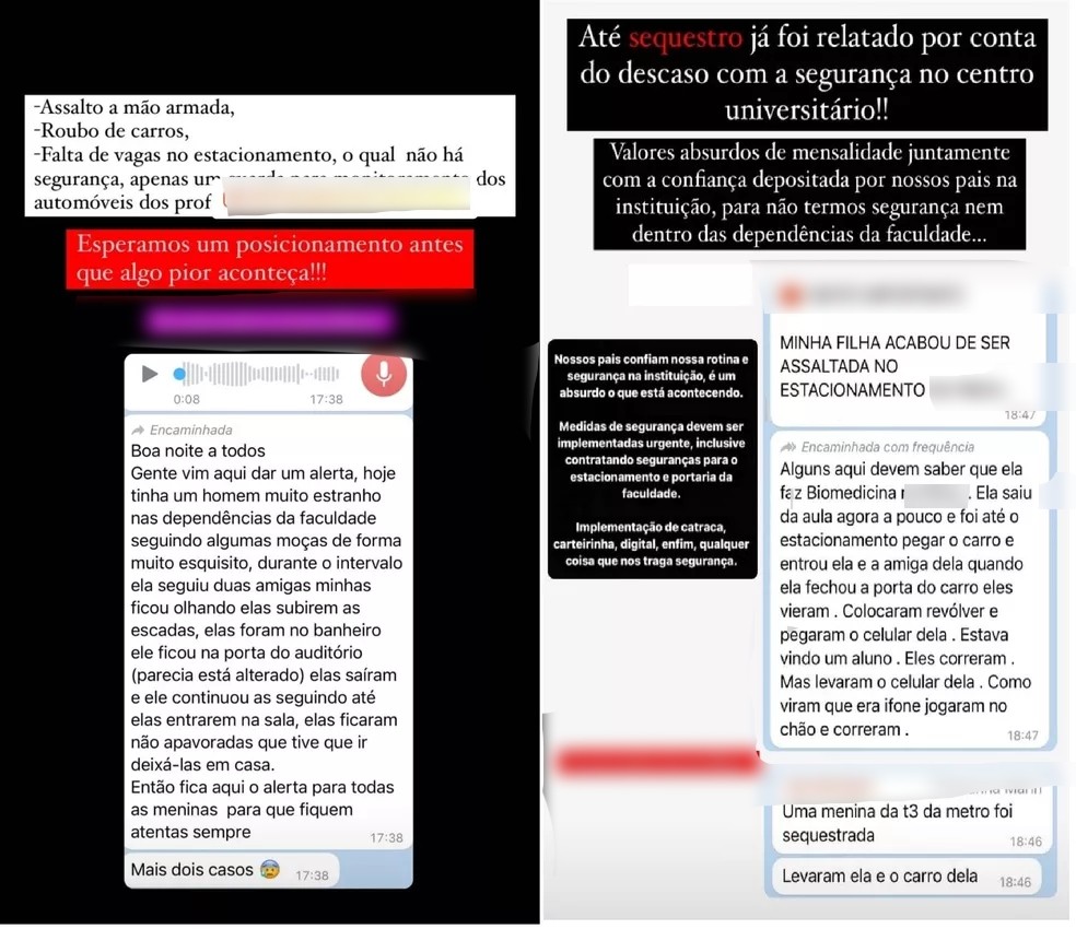 Aluna de faculdade particular relata falta de segurança e assédio dentro da instituição em Porto Velho