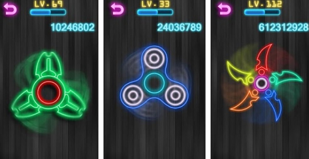 Imagens do jogo 'Fidget Spinner' (Foto: Divulgação)