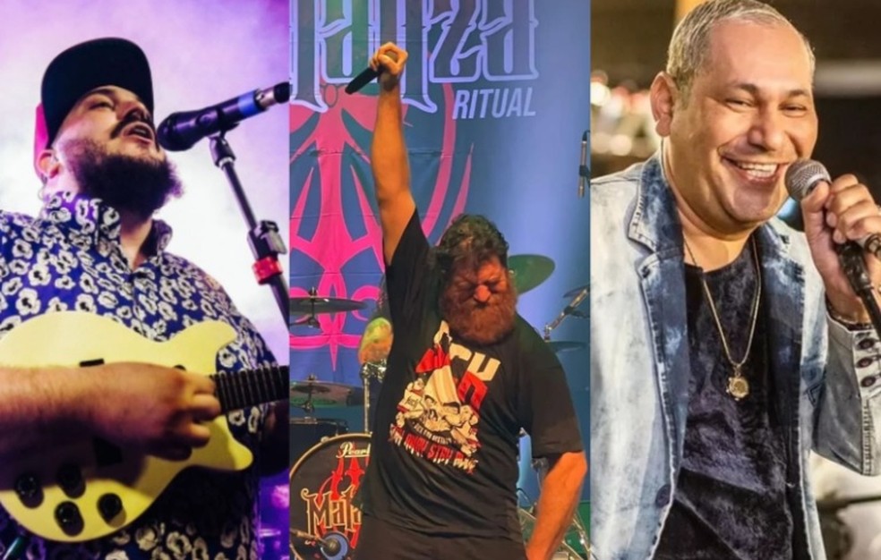 Curimba, Matanza Ritual e Chrigor estão no agendão cultural.  — Foto: Redes sociais