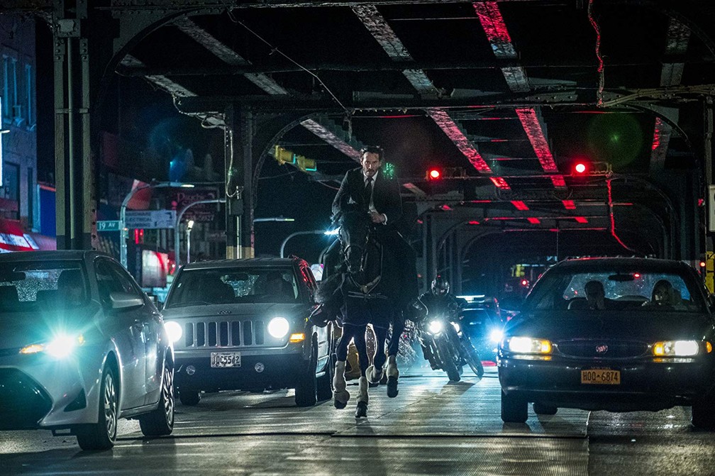Keanu Reeves em cena de 'John Wick 3: Parabellum' — Foto: Divulgação