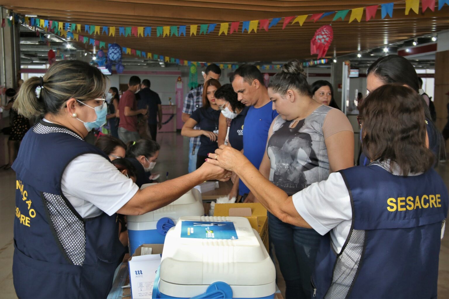 Programa Nacional de Imunização promove manhã de vacinação na OCA de Rio Branco