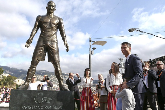 Cristiano Ronaldo estatua Ilha da Madeira (Foto: EFE)