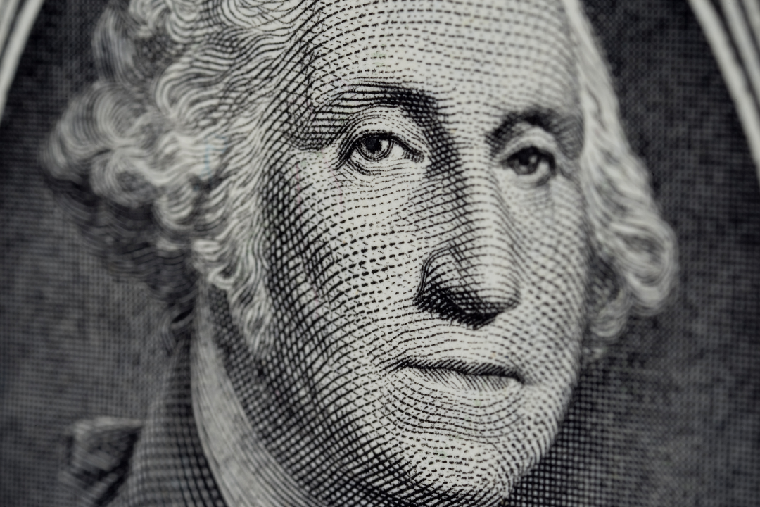 George Washington na cédula do dólar