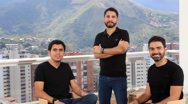 Santiago Suarez, Daniel Vallejo e Elmer Ortega, fundadores da ADDI  (Foto: Divulgação)
