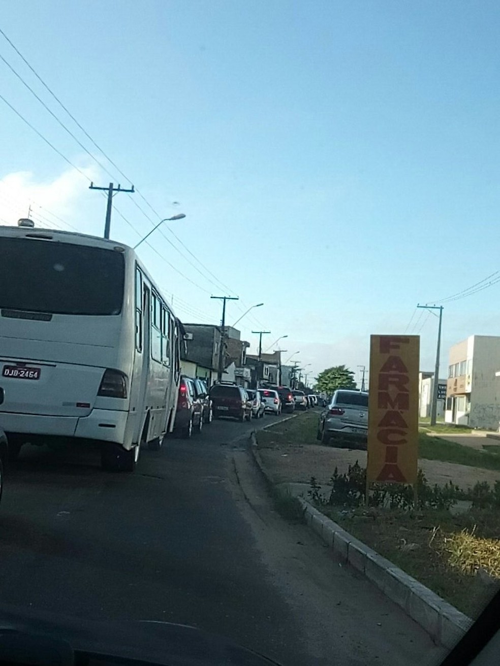 Rua da Yamada, em Belém — Foto: Reprodução / Twitter Trânsito 24H