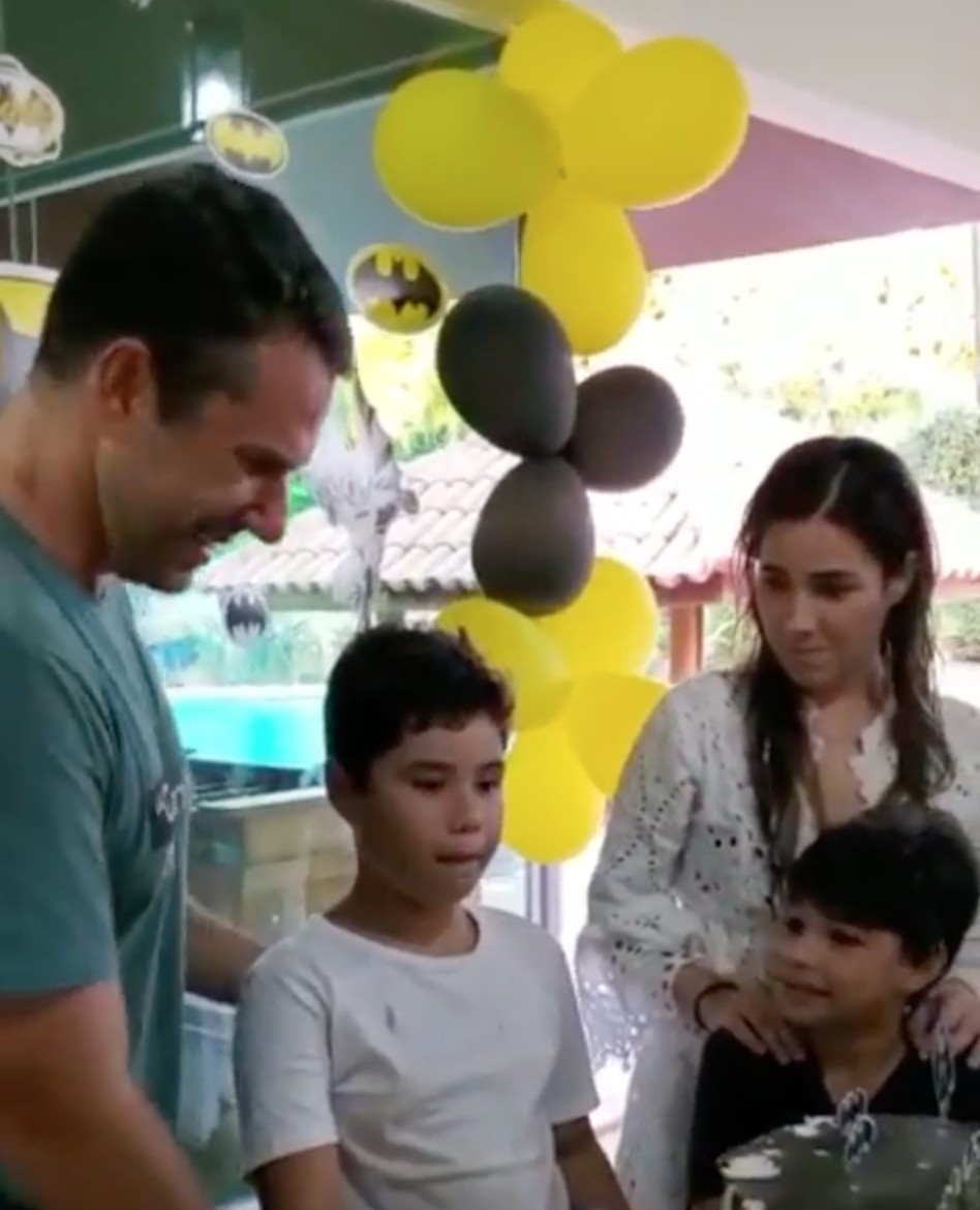 Filho mais velho de Wanessa Camargo faz família se emocionar com discurso no aniversário de Marcos Buaiz (Foto: Reproducão/Instagram)