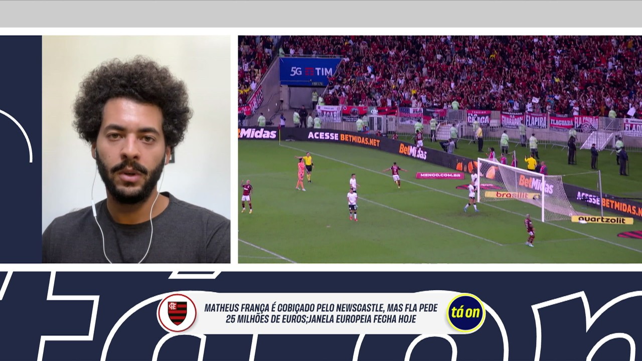 Thayuan Leiras fala sobre interesse do Newcastle em Matheus Fran&ccedil;a, do Flamengo