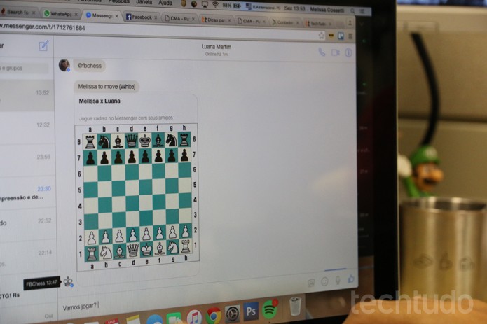Facebook Messenger tem jogo secreto de xadrez; saiba como jogar