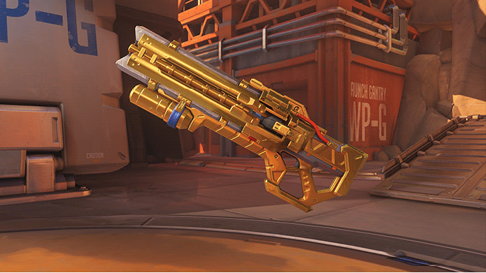 A maior recompensa do modo competitivo: armas douradas (Foto: Reprodução/Blizzard)