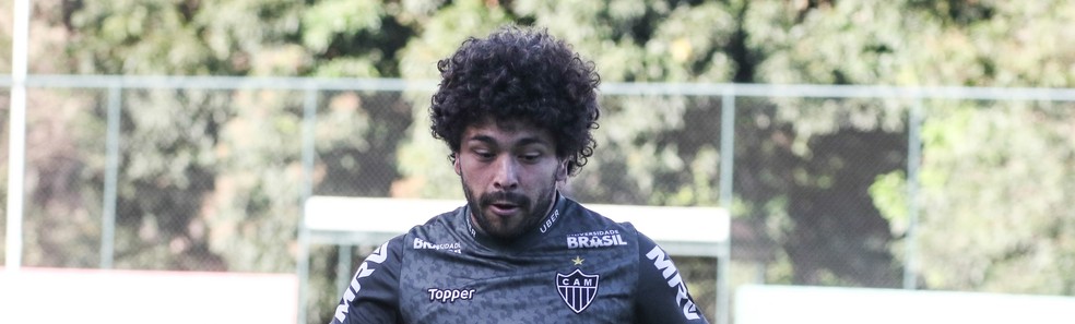 Luan voltou a ter a intensidade que marca o seu jogo — Foto: Bruno Cantini/ Atlético-MG