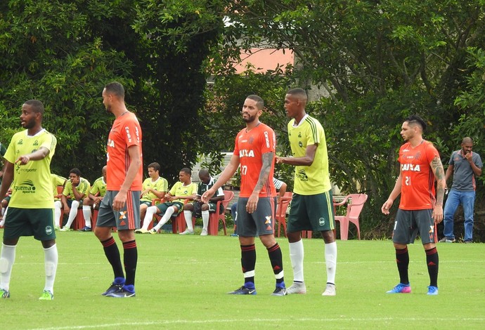 Romulo, Flamengo Jogo-Treino (Foto: Fred Gomes)