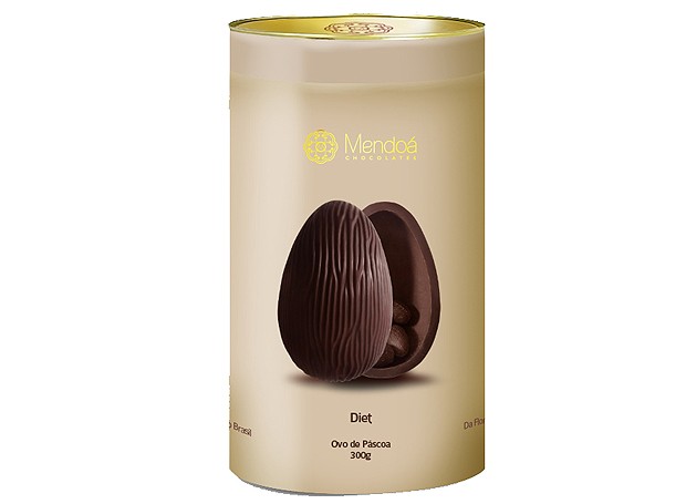 Não pode largar a dieta? A Mendoá Chocolates sugere o ovo de Páscoa diet que está sendo comercializado pela Terra Madre – Orgânicos e Saudáveis. R$ 63 | 300 gramas (Foto: Divulgação)