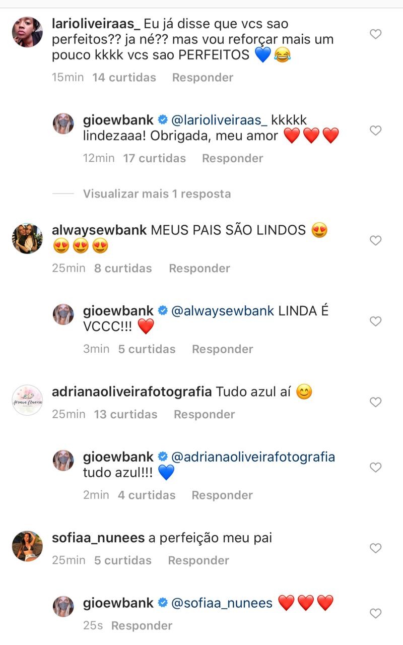 Giovanna Ewbank e Bruno Gagliasso ganham elogios em postagem (Foto: Reprodução/Instagram )