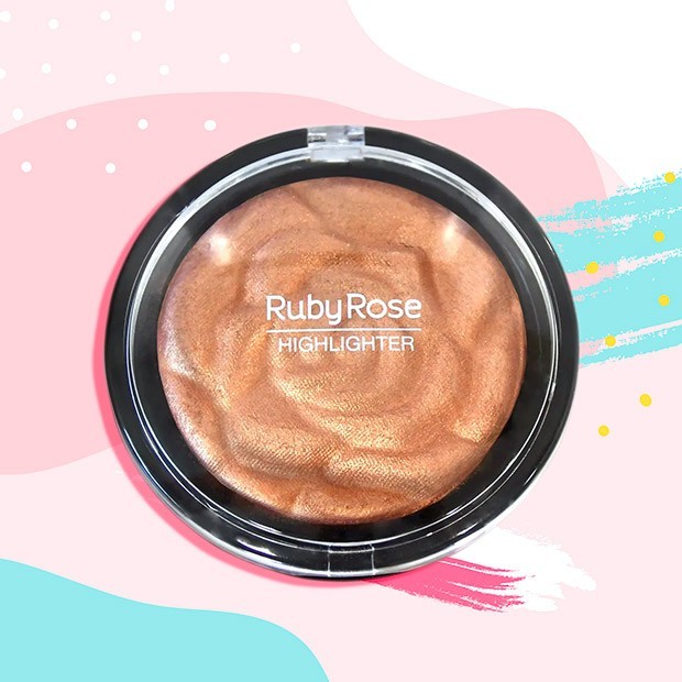 Iluminador Ruby Rose Baked Highlignter Powder Rosé Gold  (Foto: Divulgação)