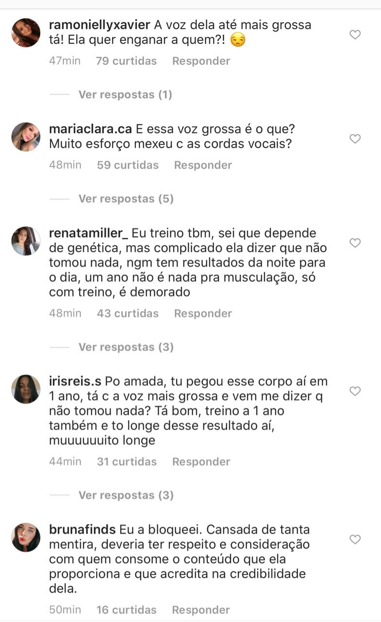 Adriana Santana responde internautas sobre evolução no corpo (Foto: Reprodução/Instagram)