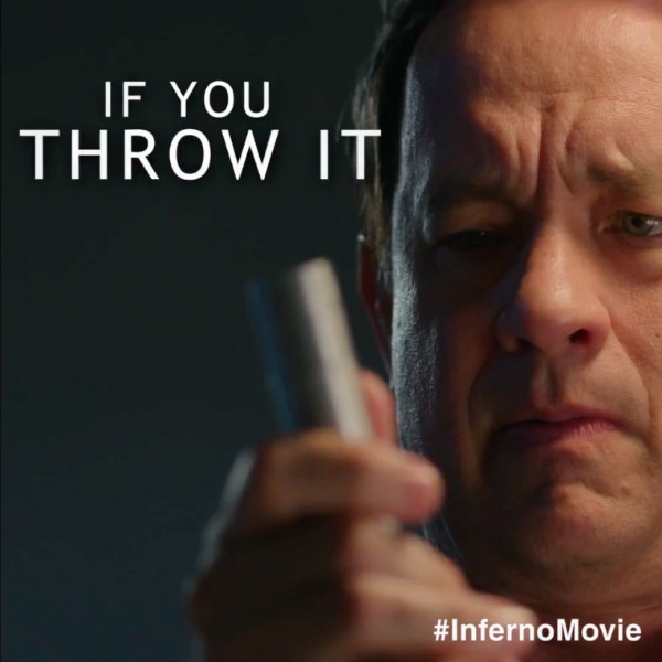 Tom Hanks no teaser de 'Inferno' (Foto: Divulgação)