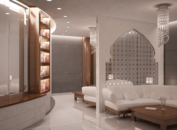 Segundo o arquiteto Vincenzo Visciglia, especialista em construções árabes, o que não pode faltar nas mansões dos Sheiks é luxo (Foto: Divulgação)