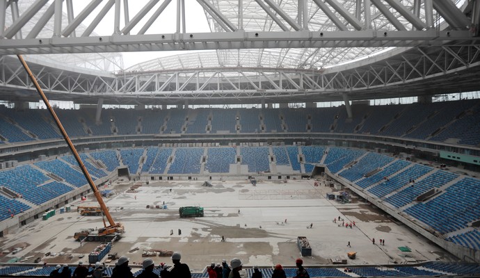 Krestovsky Stadium São Petersburgo (Foto: Reuters)
