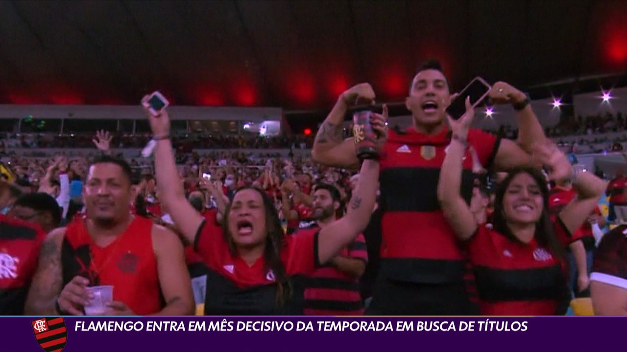 Flamengo entra em m&ecirc;s decisivo da temporada em busca de t&iacute;tulos