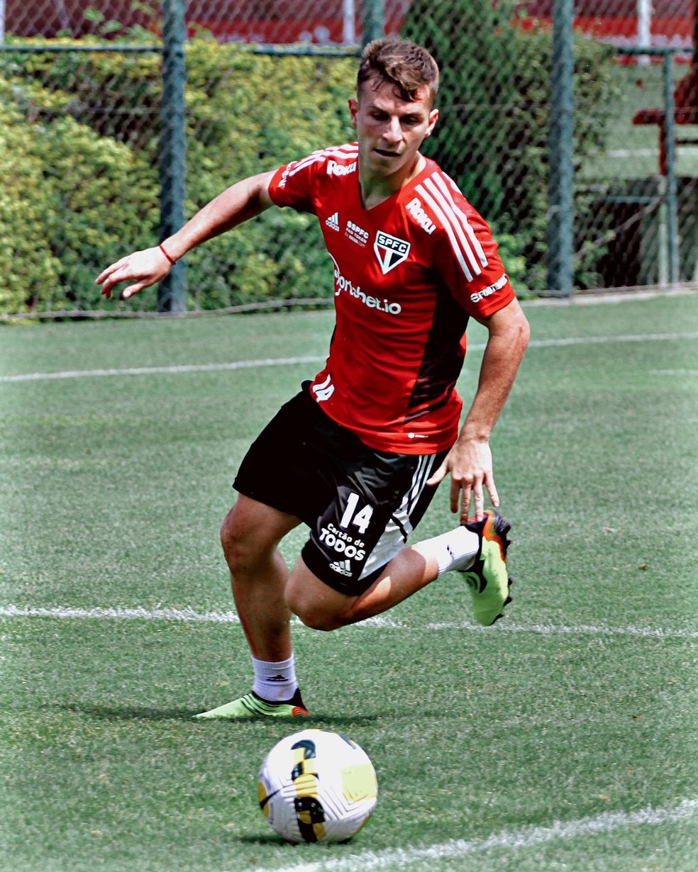 Giuliano Galoppo ainda não brilhou no São Paulo — Foto: São Paulo FC