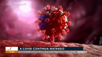 Covid-19: três pessoas morreram e 2.494 casos foram registrados só em janeiro no TO