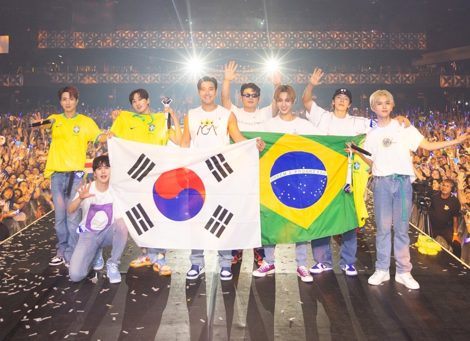 Após 10 anos, Super Junior volta ao Brasil com show de tirar o fôlego: "Dia  especial" | K-pop | Quem