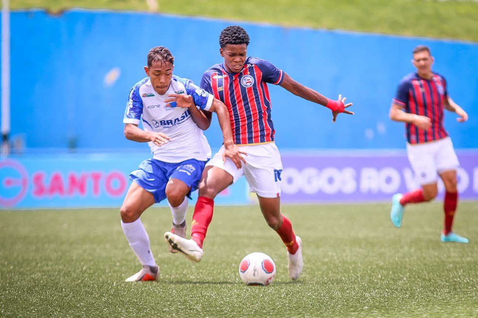 Bahia venceu com gols de Lawan e Nathan — Foto: Maurícia da Matta/EC Bahia