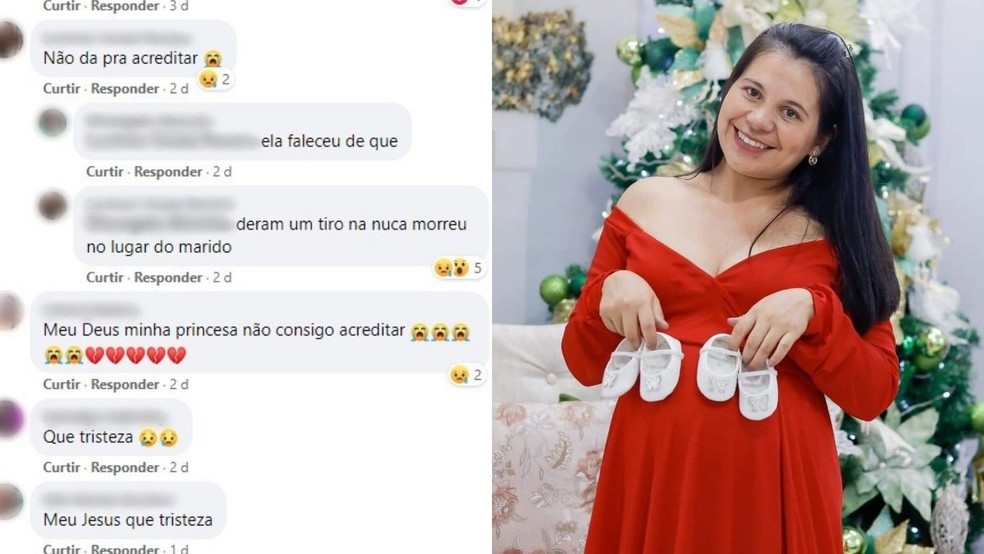 Nos comentários de uma publicação de Ana Carolina, amigos e familiares demonstram o luto. — Foto: Reprodução/RedesSociais