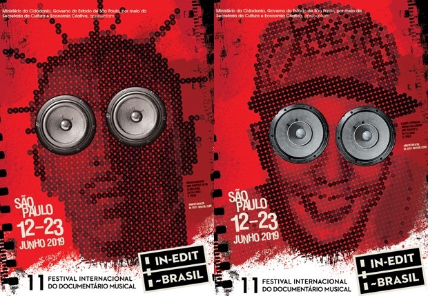 Sabotage e MC Daleste em cartazes do Festival In-Edit 2019 (Foto: Divulgação) Sabotage e MC Daleste em cartazes do Festival In-Edit 2019 (Foto: Divulgação)