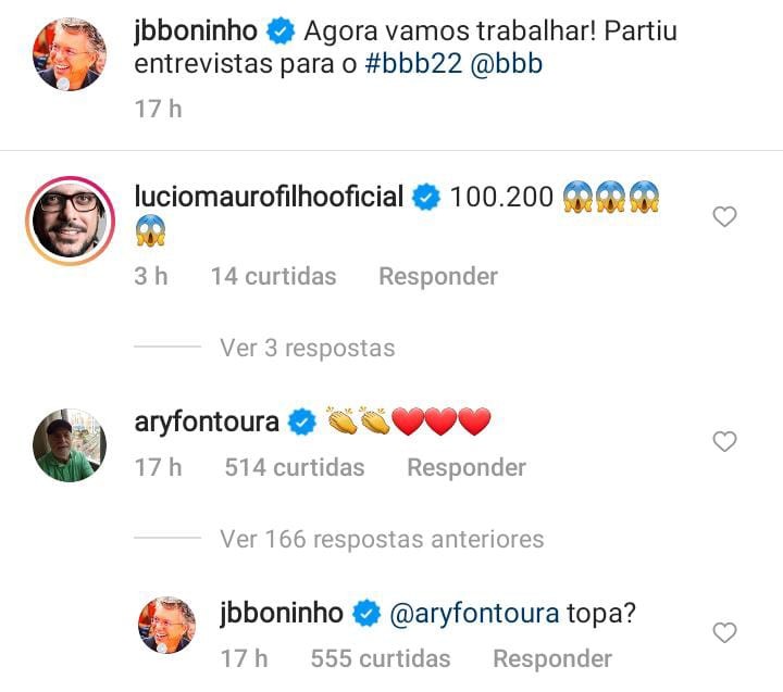 Boninho convida Ary Fontoura para BBB: 