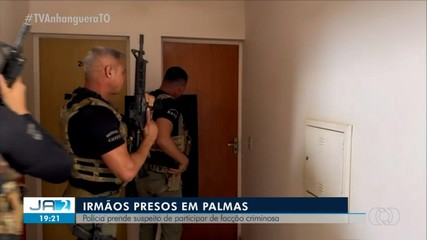 Polícia prende em Palmas suspeito de participar de facção criminosa